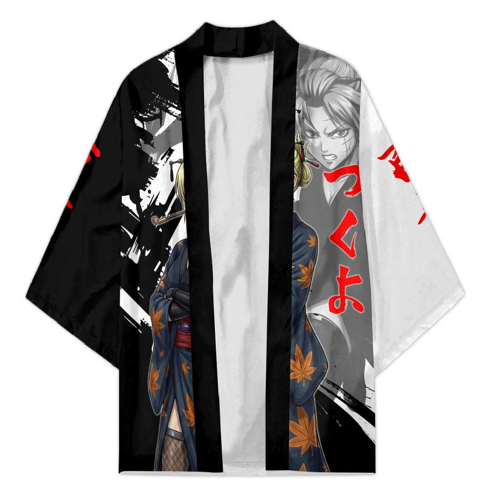 Tsukuyo Kimono Edo Shinobi Ink Brush Style