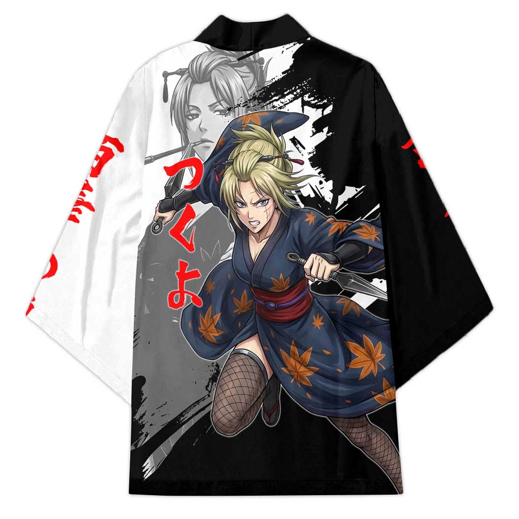 Tsukuyo Kimono Edo Shinobi Ink Brush Style