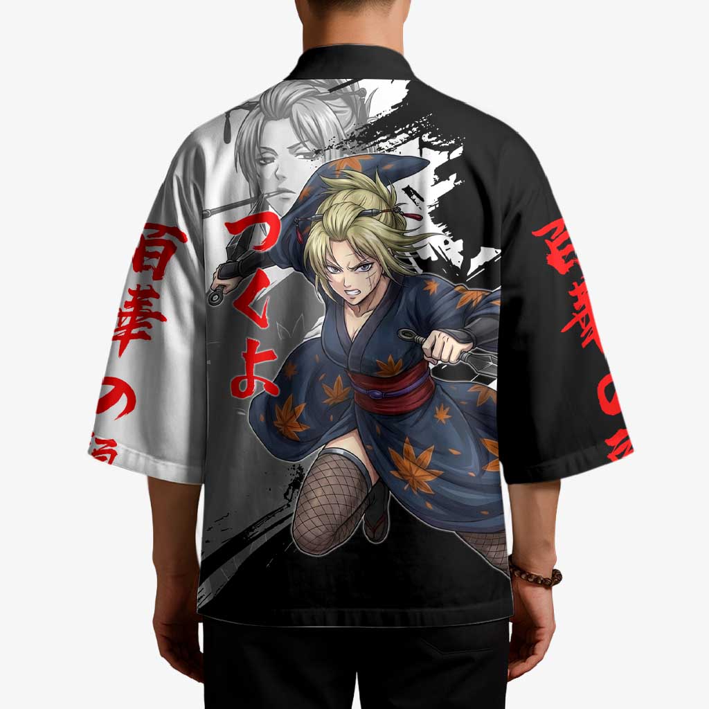 Tsukuyo Kimono Edo Shinobi Ink Brush Style