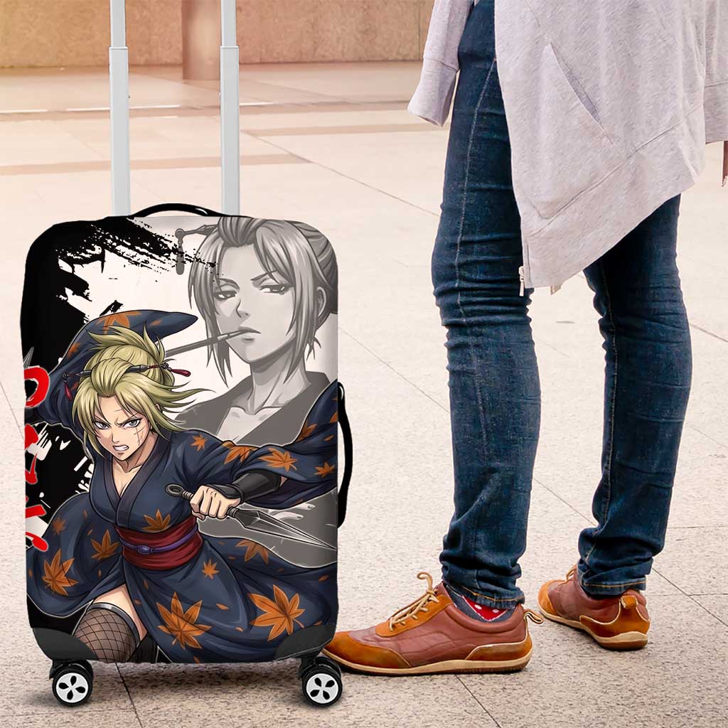 Tsukuyo Luggage Cover Edo Shinobi Ink Brush Style