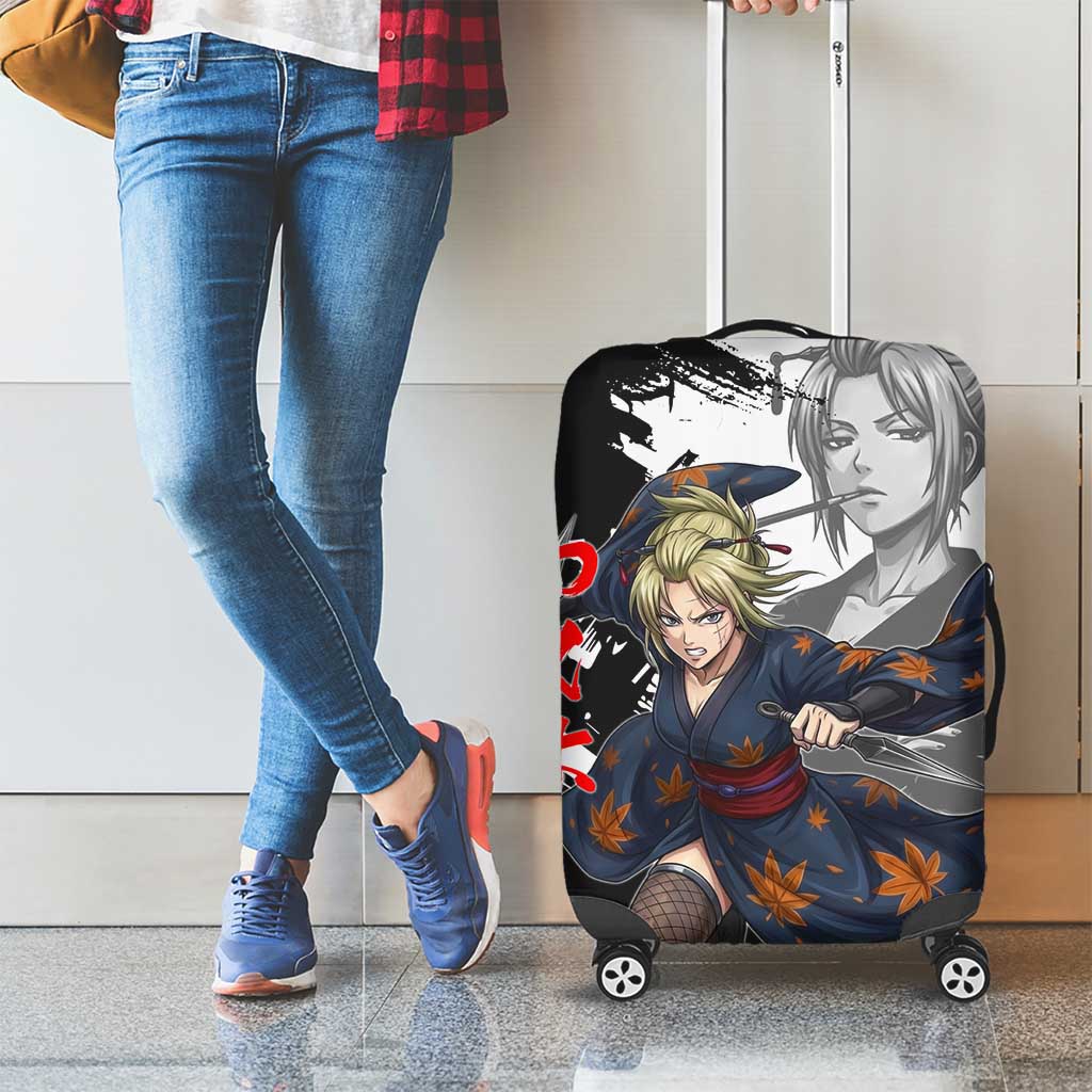 Tsukuyo Luggage Cover Edo Shinobi Ink Brush Style