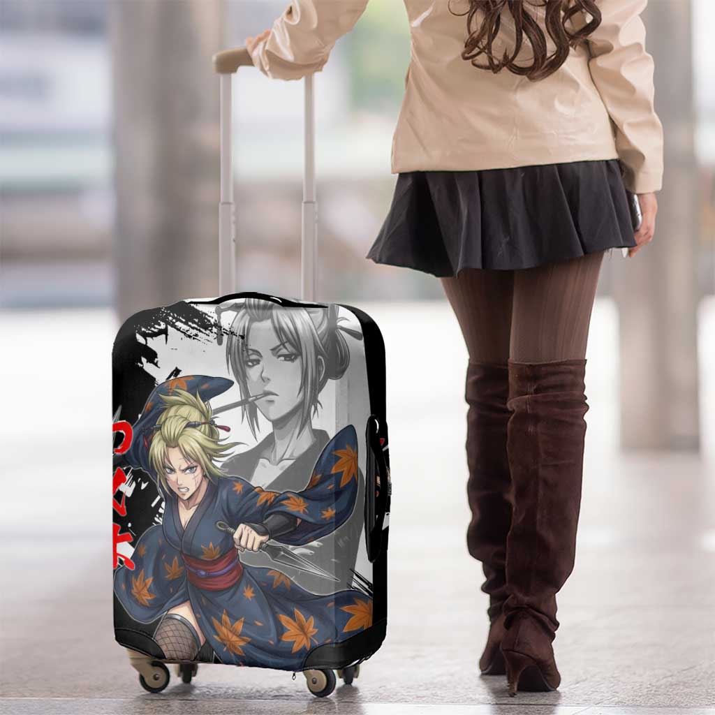 Tsukuyo Luggage Cover Edo Shinobi Ink Brush Style