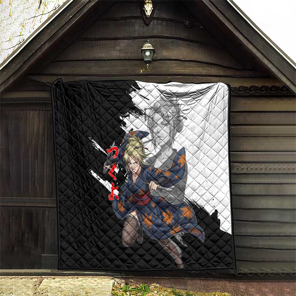 Tsukuyo Quilt Edo Shinobi Ink Brush Style