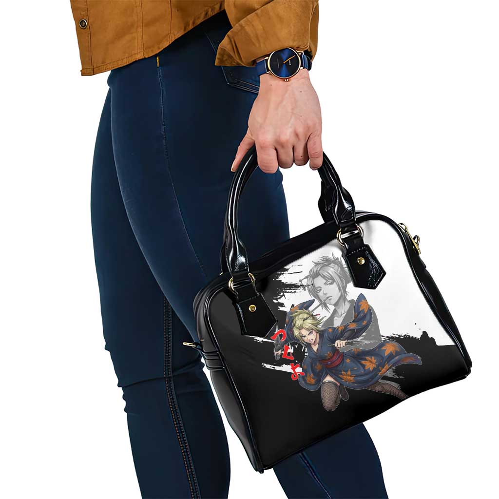 Tsukuyo Shoulder Handbag Edo Shinobi Ink Brush Style