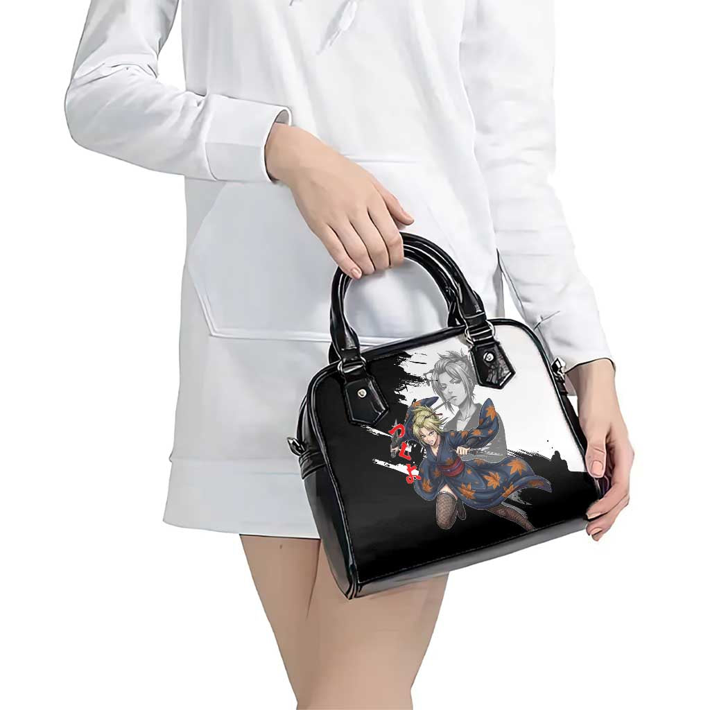 Tsukuyo Shoulder Handbag Edo Shinobi Ink Brush Style