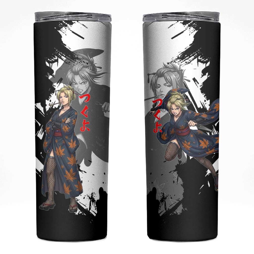 Tsukuyo Skinny Tumbler Edo Shinobi Ink Brush Style