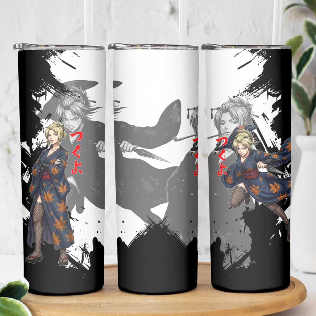 Tsukuyo Skinny Tumbler Edo Shinobi Ink Brush Style