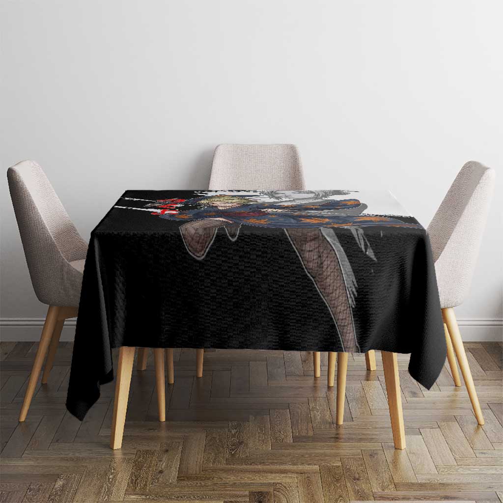 Tsukuyo Tablecloth Edo Shinobi Ink Brush Style