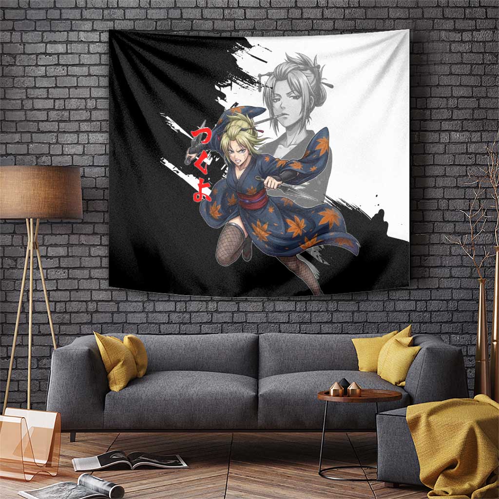 Tsukuyo Tapestry Edo Shinobi Ink Brush Style