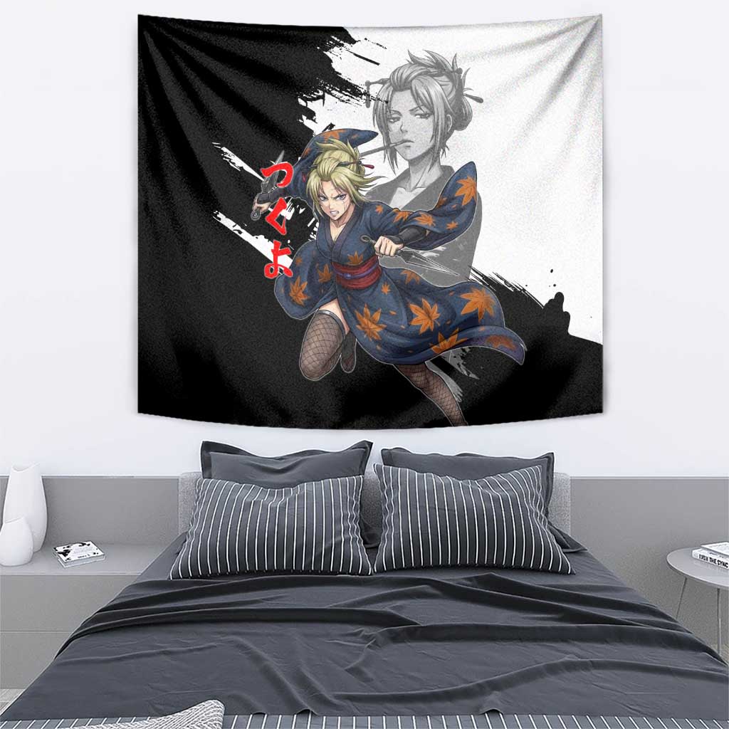 Tsukuyo Tapestry Edo Shinobi Ink Brush Style