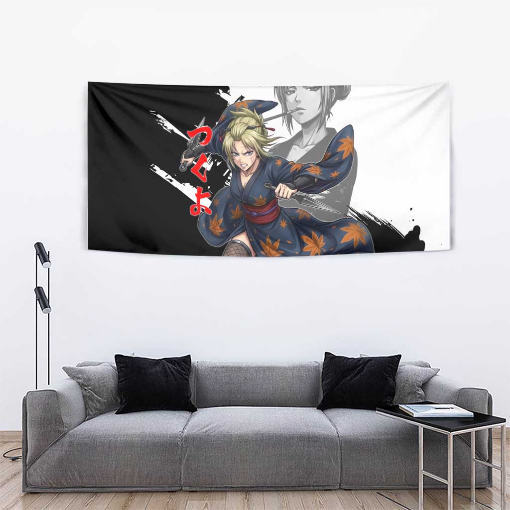 Tsukuyo Tapestry Edo Shinobi Ink Brush Style