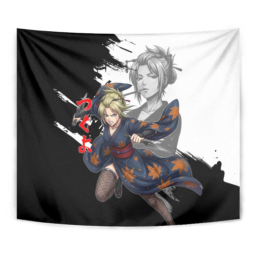Tsukuyo Tapestry Edo Shinobi Ink Brush Style