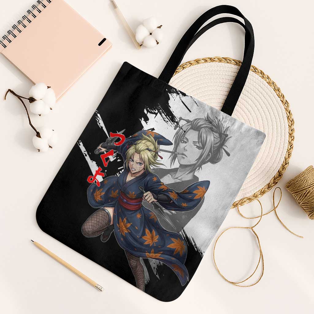 Tsukuyo Tote Bag Edo Shinobi Ink Brush Style