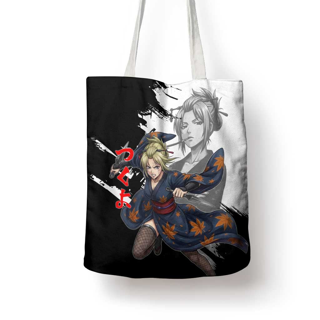 Tsukuyo Tote Bag Edo Shinobi Ink Brush Style