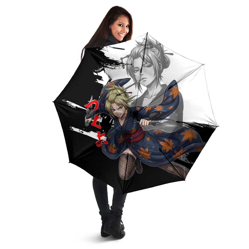 Tsukuyo Umbrella Edo Shinobi Ink Brush Style