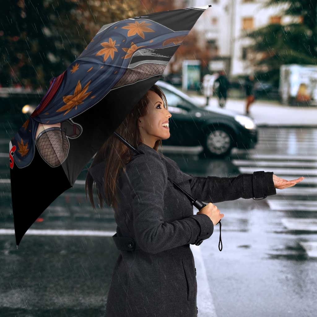 Tsukuyo Umbrella Edo Shinobi Ink Brush Style