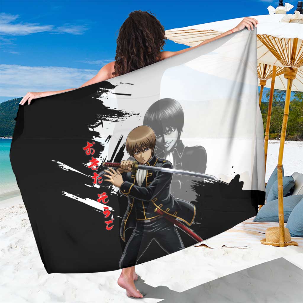Okita Sougo Sarong Modern Shinsengumi Ink Splash Style