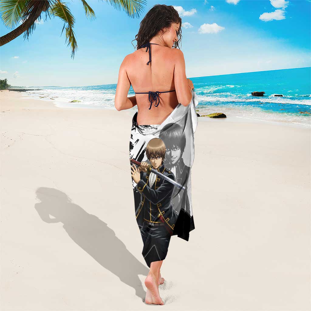 Okita Sougo Sarong Modern Shinsengumi Ink Splash Style