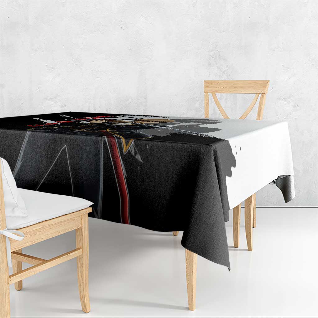 Okita Sougo Tablecloth Modern Shinsengumi Ink Splash Style