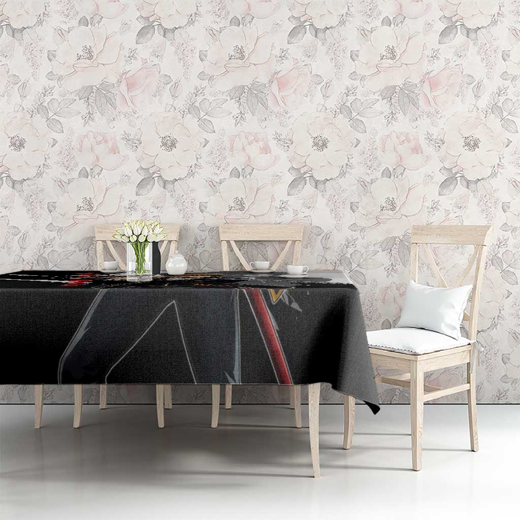 Okita Sougo Tablecloth Modern Shinsengumi Ink Splash Style