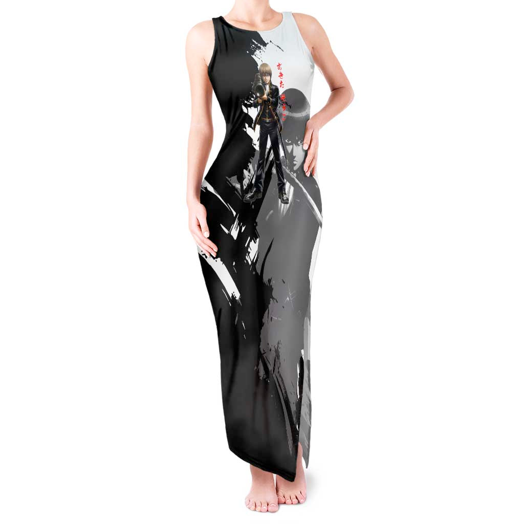 Okita Sougo Tank Maxi Dress Modern Shinsengumi Ink Splash Style