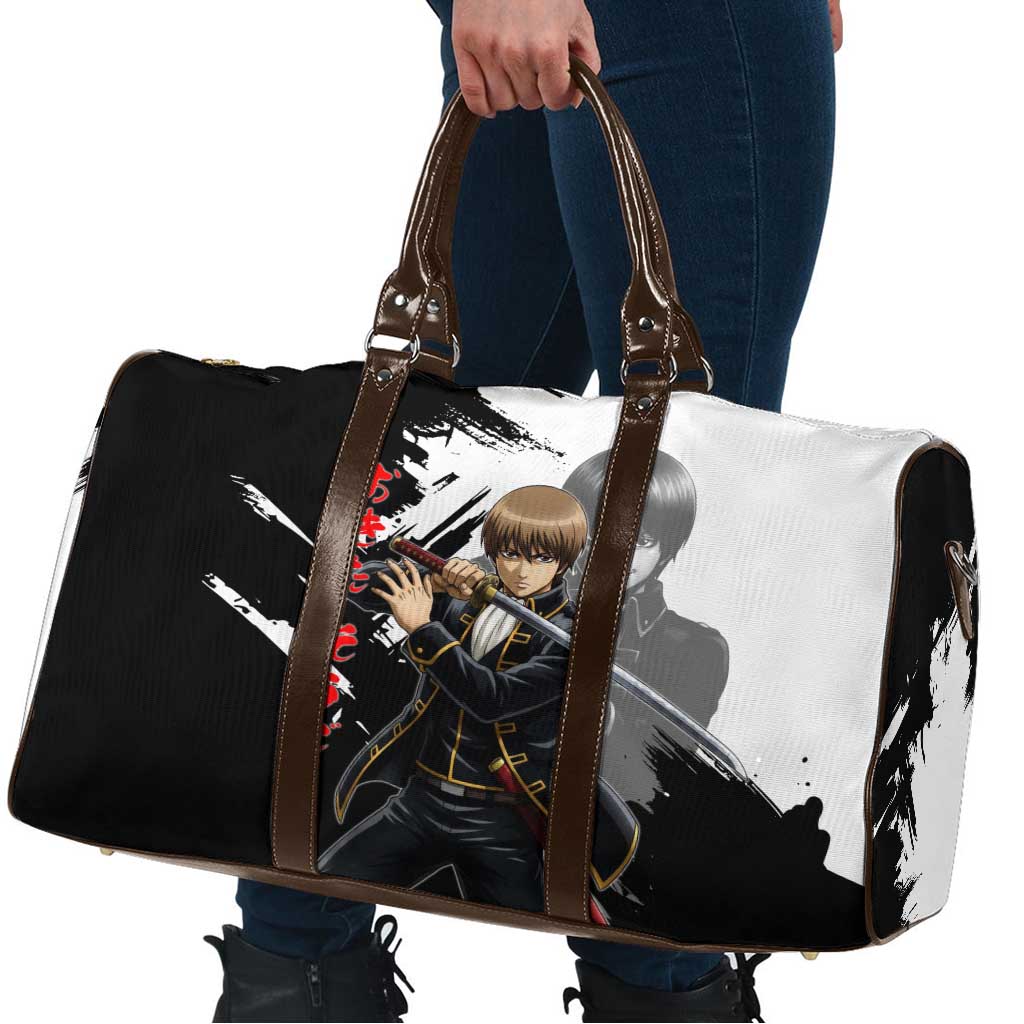 Okita Sougo Travel Bag Modern Shinsengumi Ink Splash Style