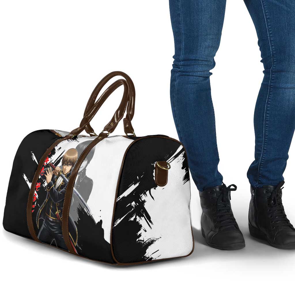 Okita Sougo Travel Bag Modern Shinsengumi Ink Splash Style