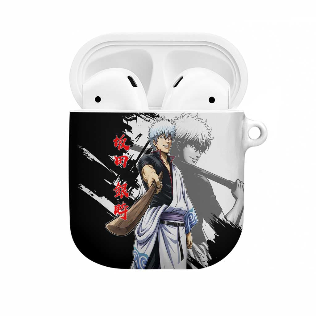 Gintoki Sakata AirPods Case Classic Samurai Brushstroke Style