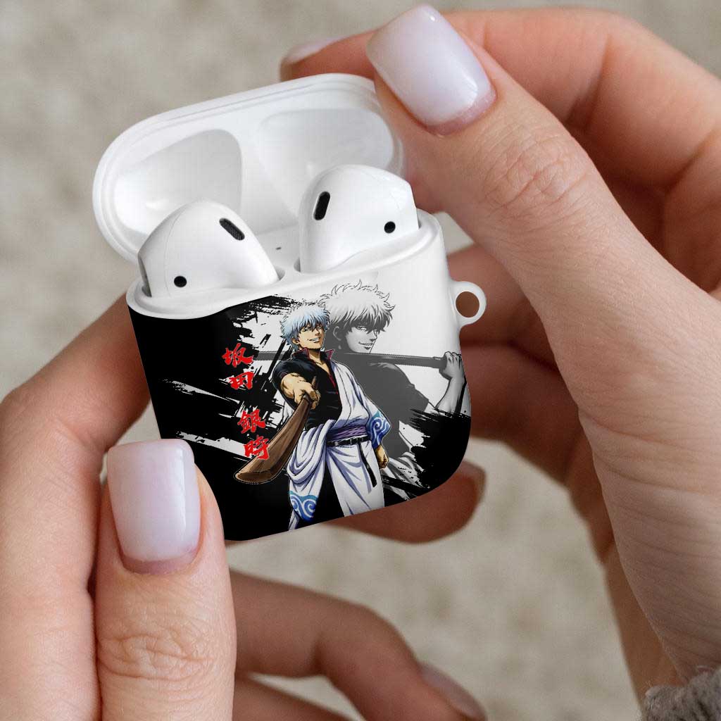 Gintoki Sakata AirPods Case Classic Samurai Brushstroke Style