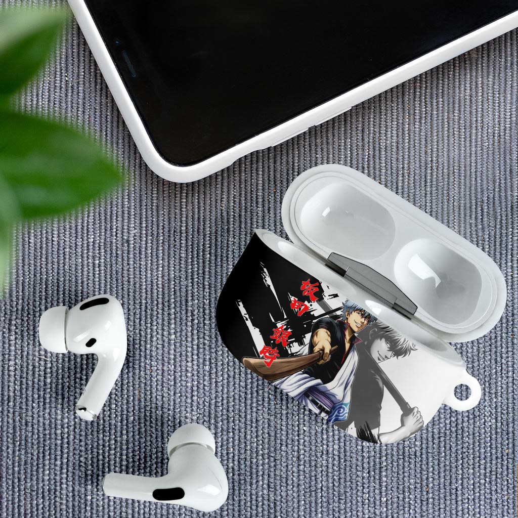 Gintoki Sakata AirPods Case Classic Samurai Brushstroke Style