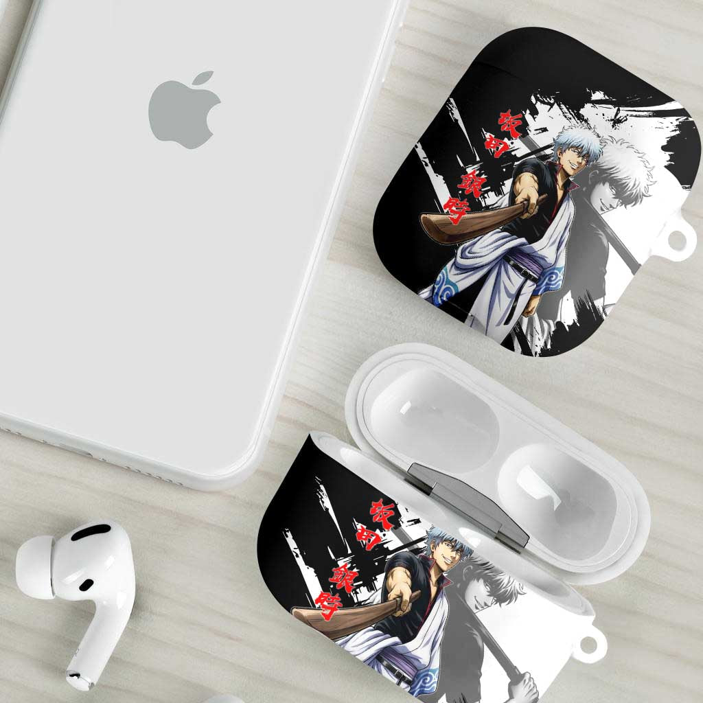 Gintoki Sakata AirPods Case Classic Samurai Brushstroke Style