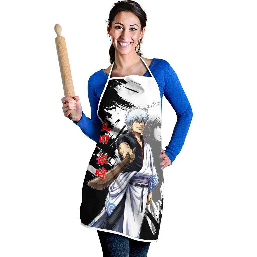 Gintoki Sakata Apron Classic Samurai Brushstroke Style