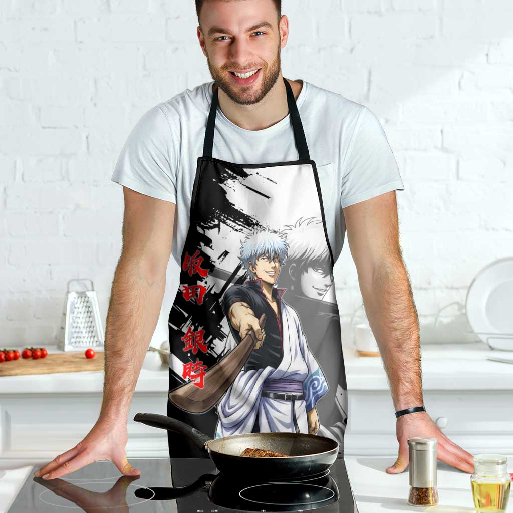 Gintoki Sakata Apron Classic Samurai Brushstroke Style