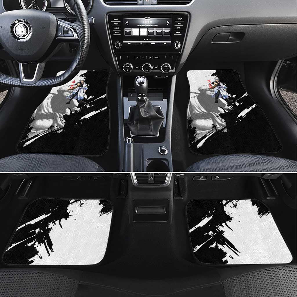 Gintoki Sakata Car Mats Classic Samurai Brushstroke Style