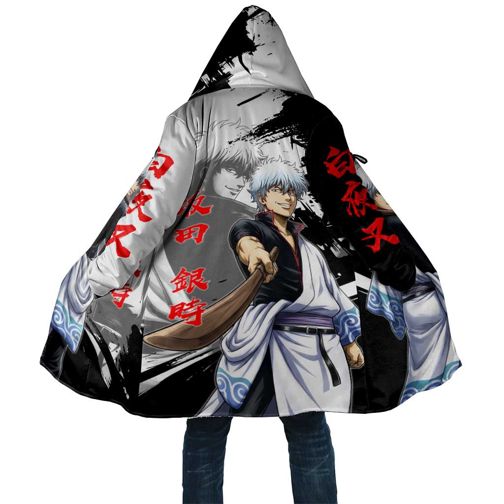 Gintoki Sakata Cloak Classic Samurai Brushstroke Style