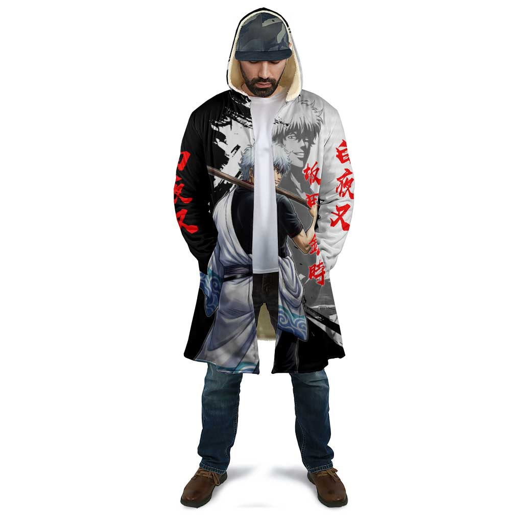 Gintoki Sakata Cloak Classic Samurai Brushstroke Style