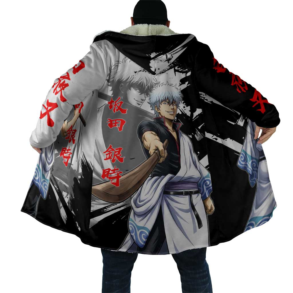 Gintoki Sakata Cloak Classic Samurai Brushstroke Style