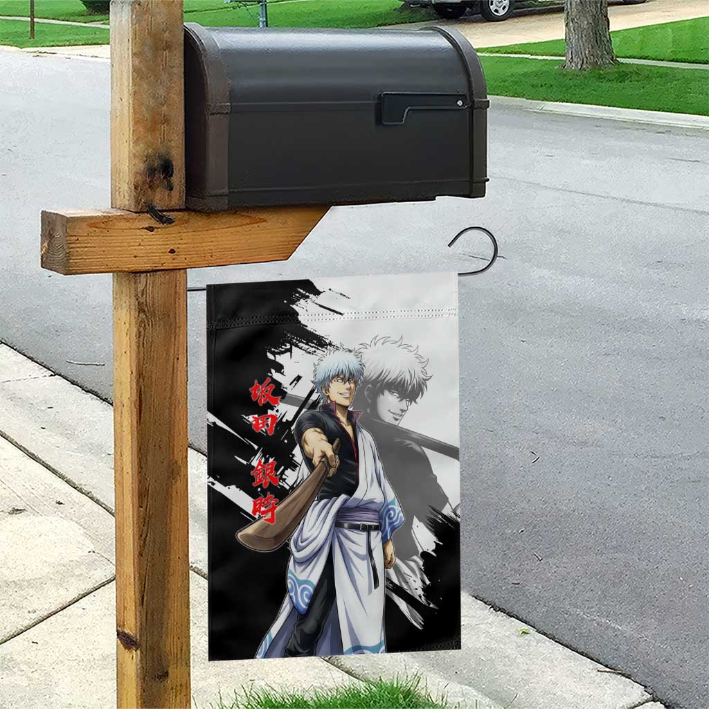 Gintoki Sakata Garden Flag Classic Samurai Brushstroke Style