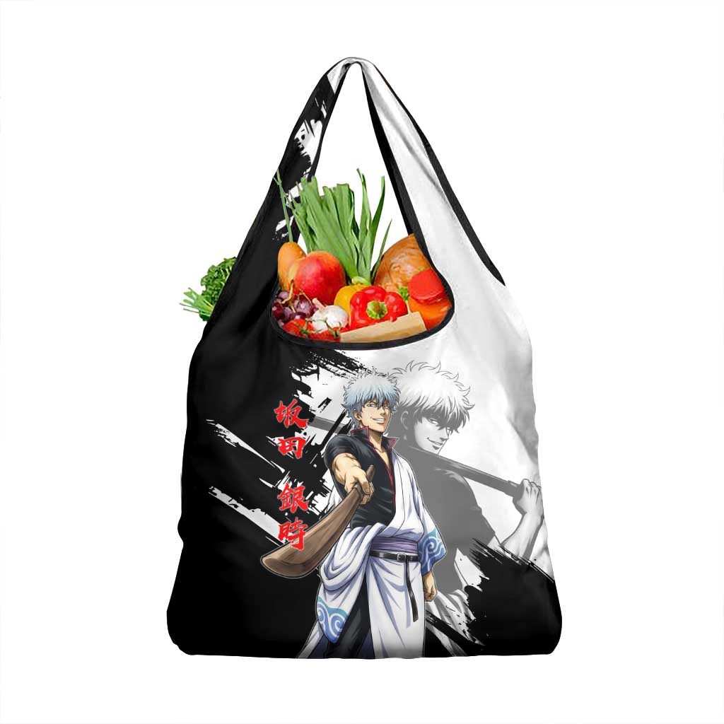 Gintoki Sakata Grocery Bag Classic Samurai Brushstroke Style