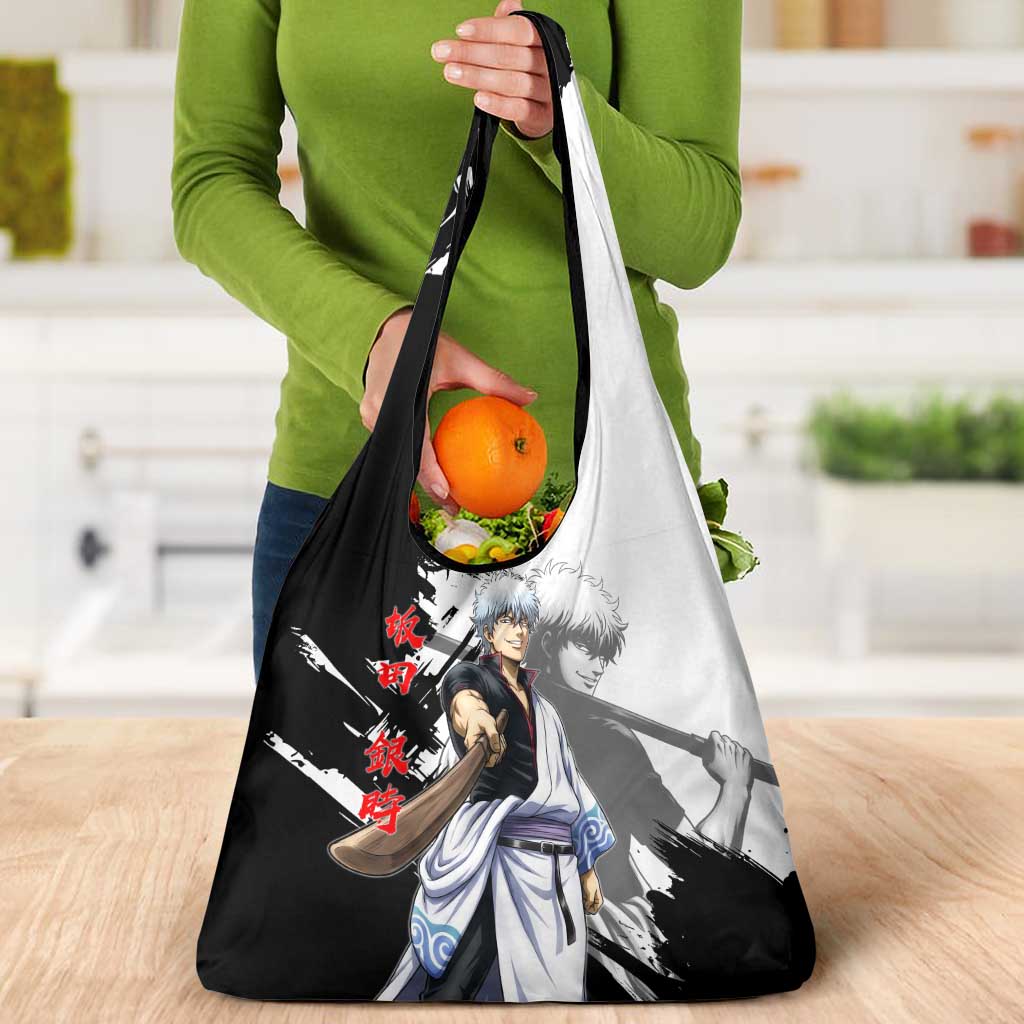 Gintoki Sakata Grocery Bag Classic Samurai Brushstroke Style