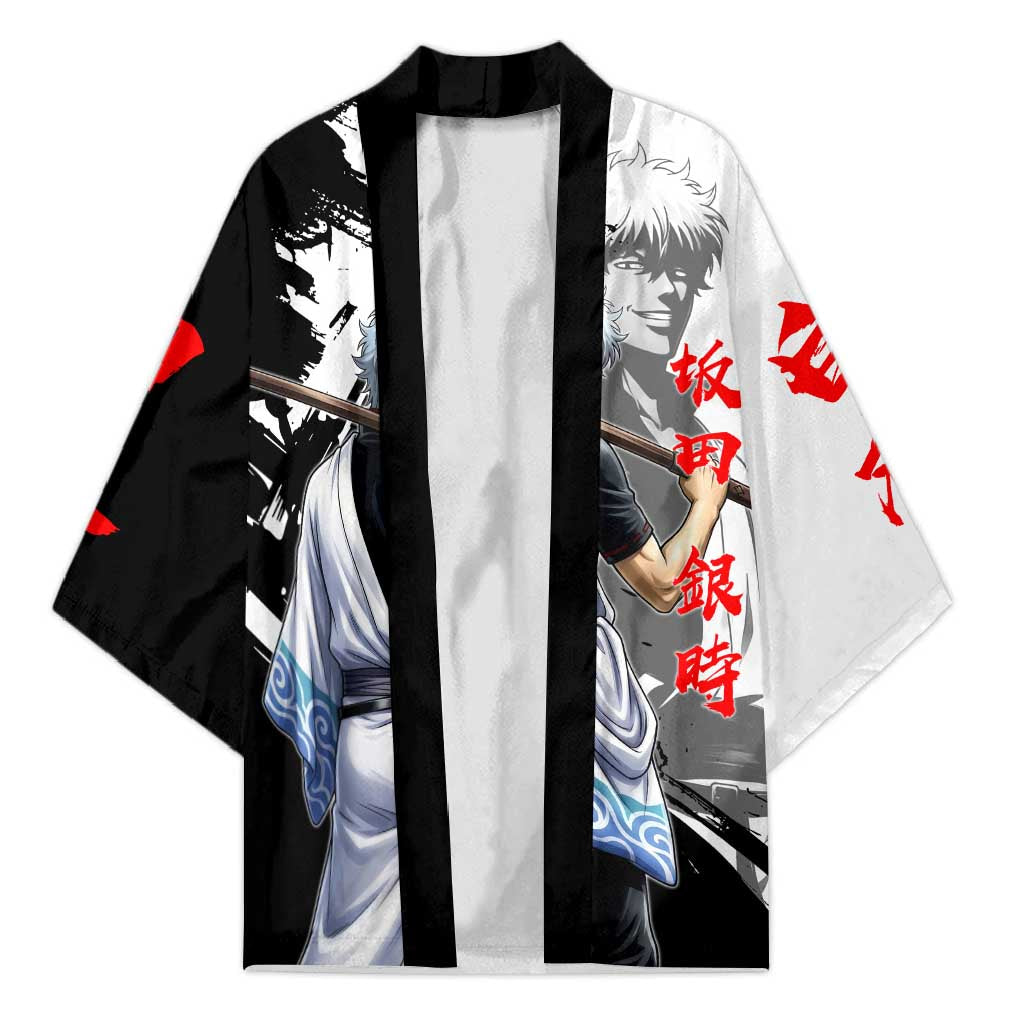 Gintoki Sakata Kimono Classic Samurai Brushstroke Style