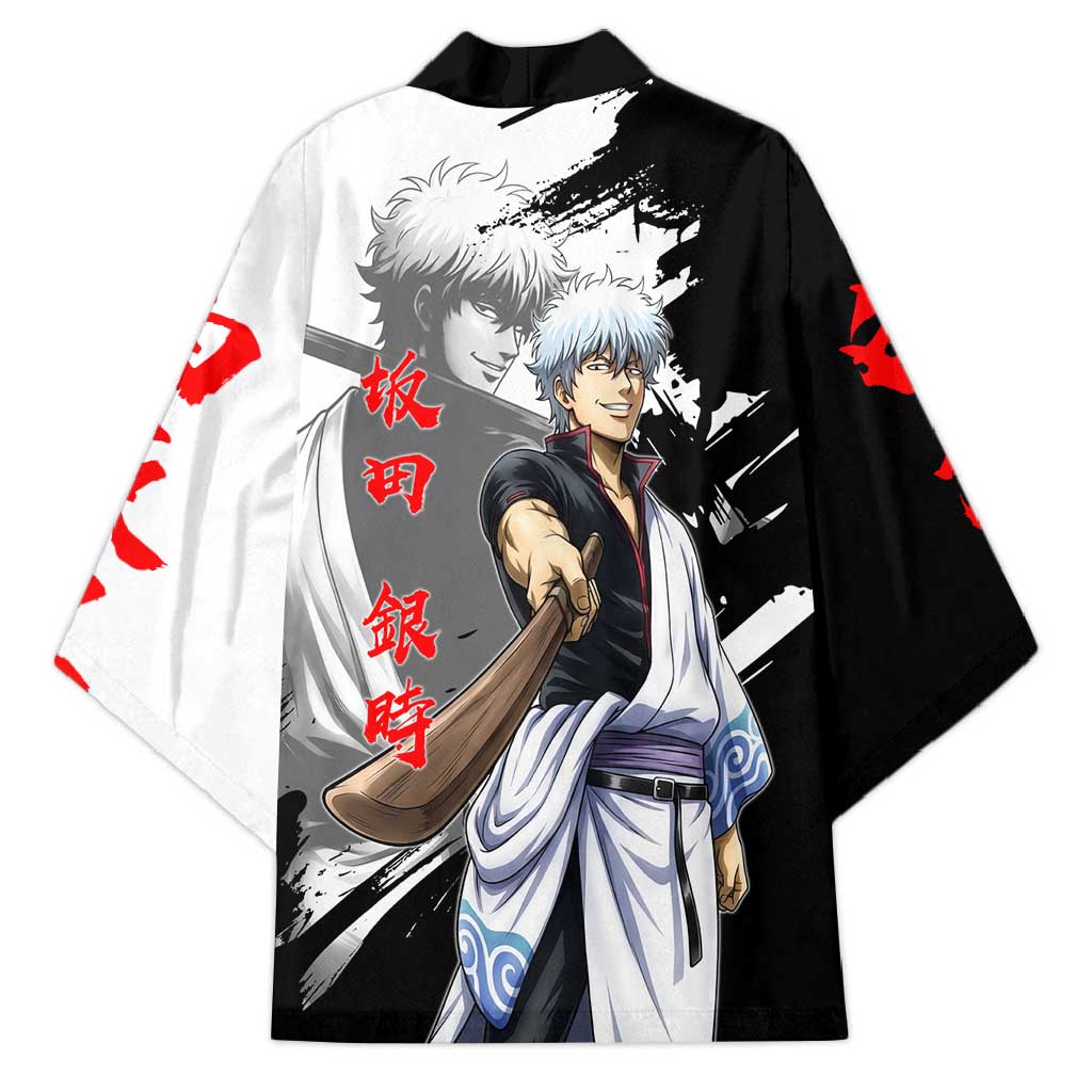 Gintoki Sakata Kimono Classic Samurai Brushstroke Style