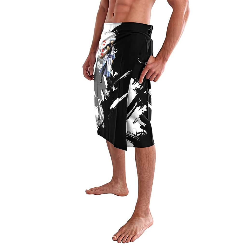 Gintoki Sakata Lavalava Classic Samurai Brushstroke Style