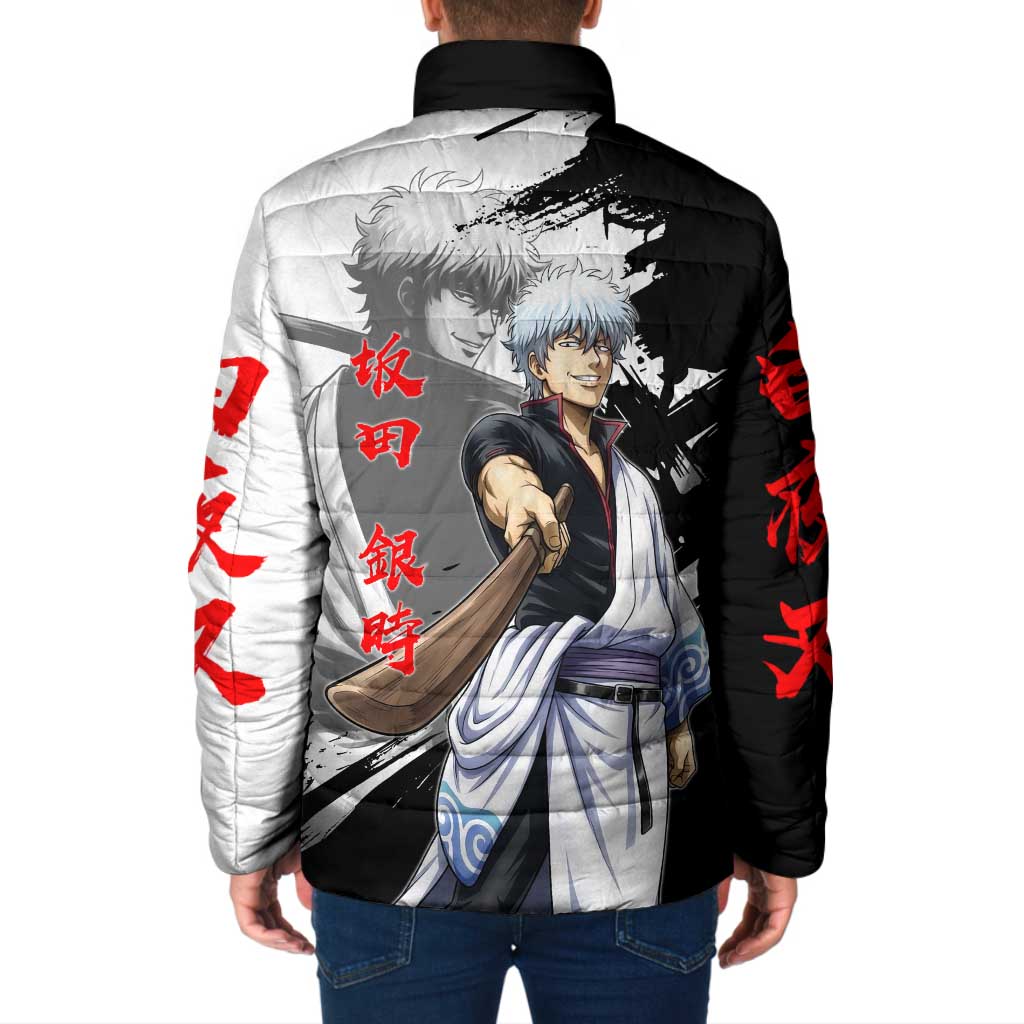 Gintoki Sakata Padded Jacket Classic Samurai Brushstroke Style