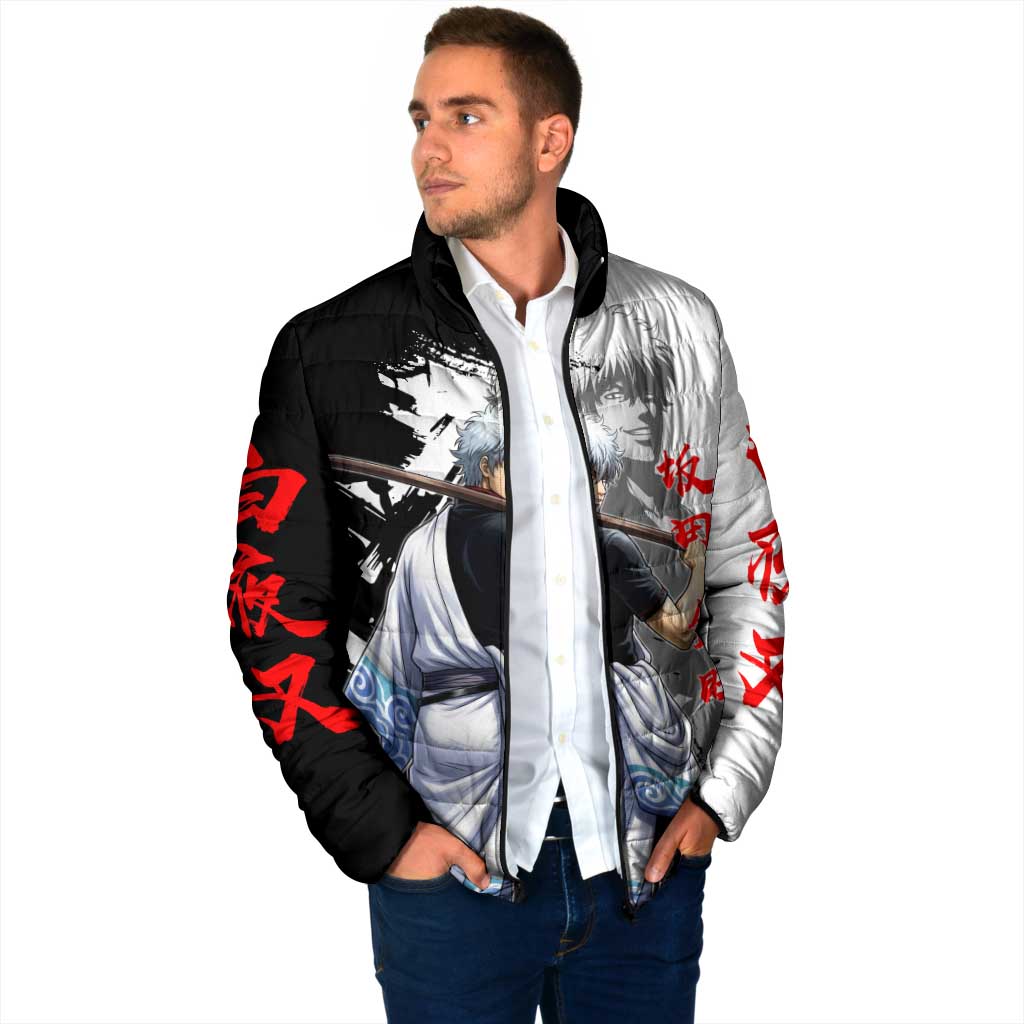 Gintoki Sakata Padded Jacket Classic Samurai Brushstroke Style