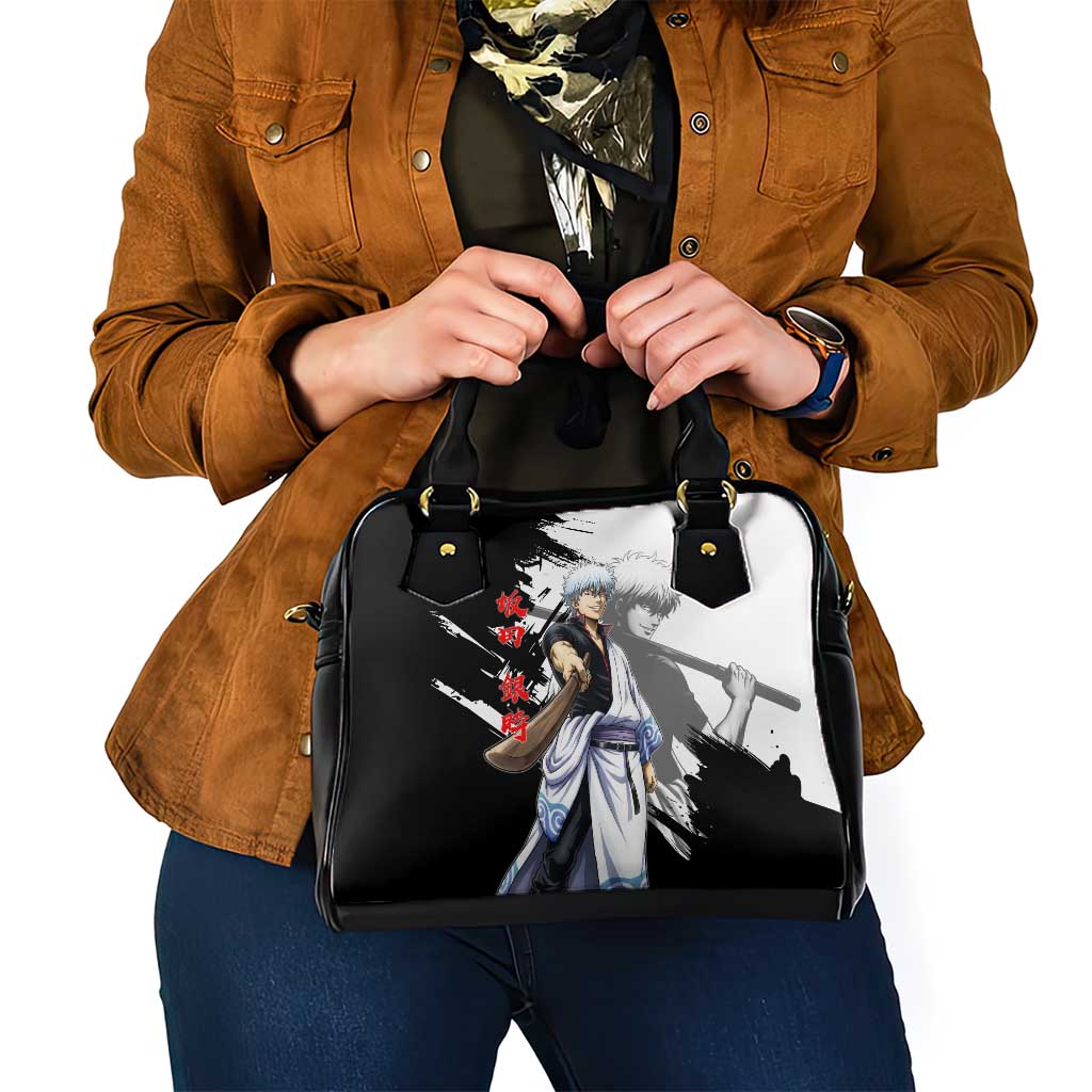 Gintoki Sakata Shoulder Handbag Classic Samurai Brushstroke Style