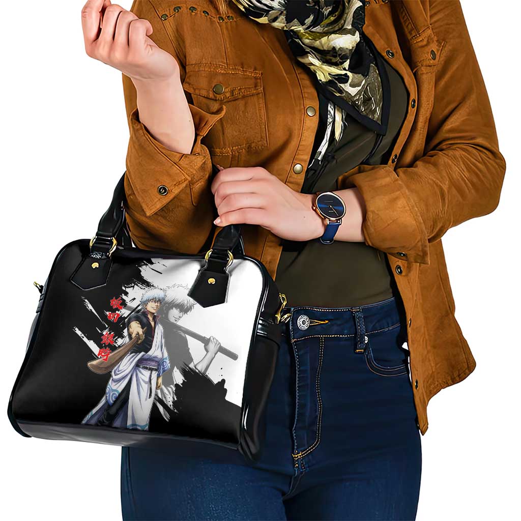Gintoki Sakata Shoulder Handbag Classic Samurai Brushstroke Style