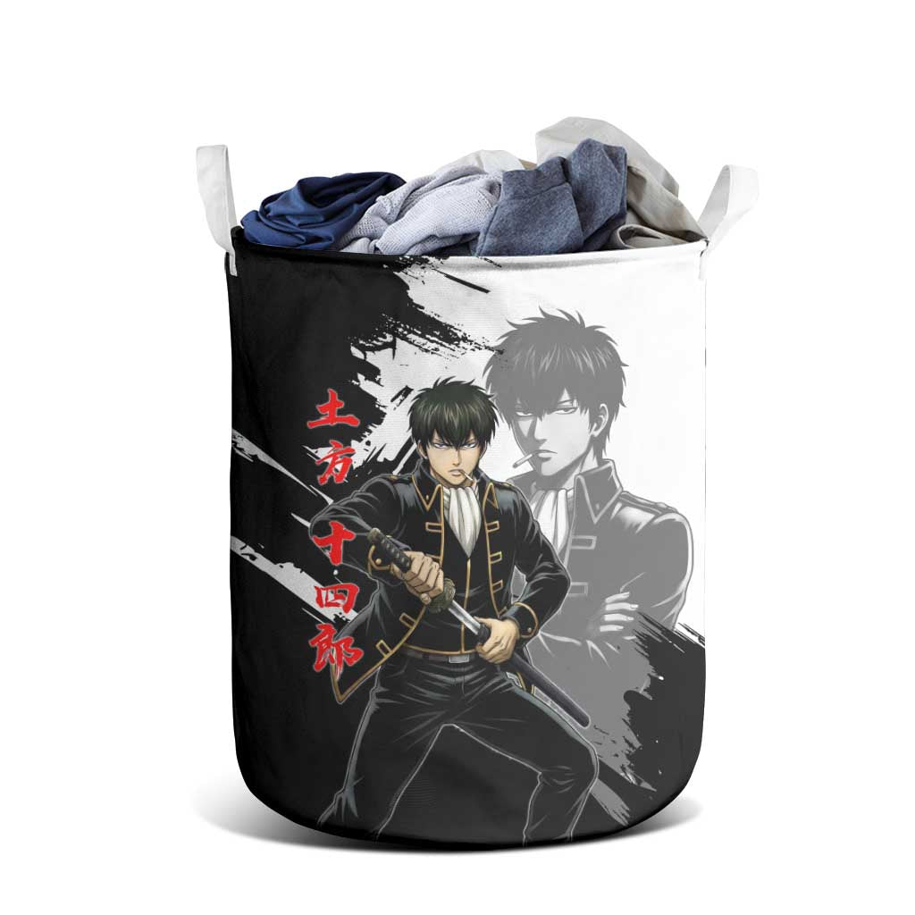 Toshiro Hijikata Laundry Basket Dark Shinsengumi Ink Style