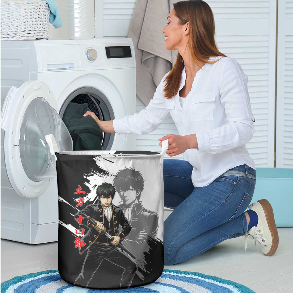 Toshiro Hijikata Laundry Basket Dark Shinsengumi Ink Style