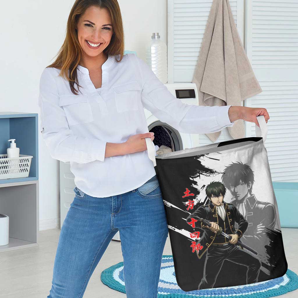 Toshiro Hijikata Laundry Basket Dark Shinsengumi Ink Style